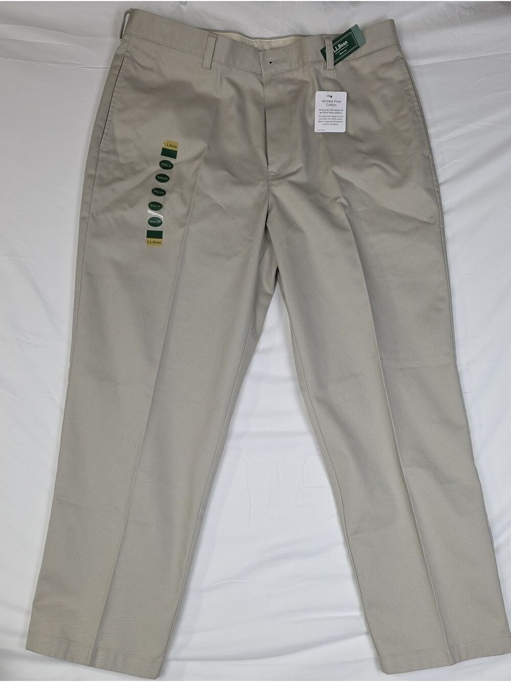 LL BEAN Men’s Dress Pants in Light Khaki 36x29